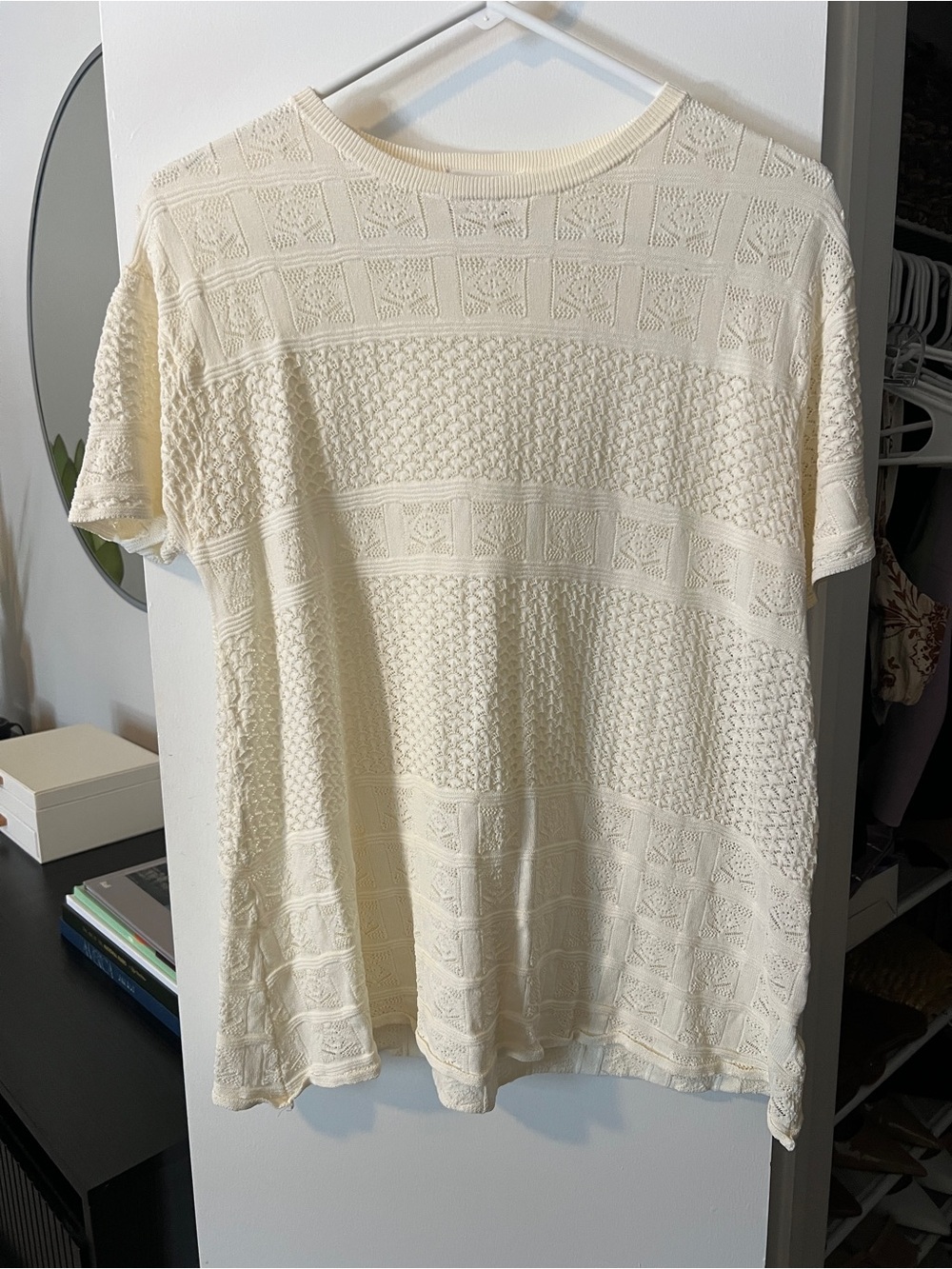 Sabo Skirt White Crochet Knit Nixie Set - Picture 10 of 11